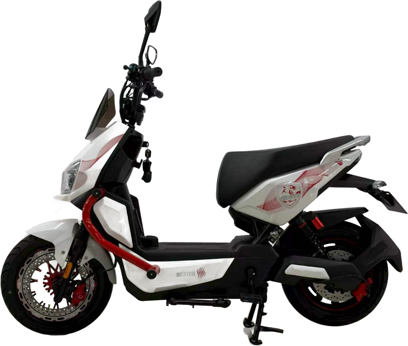 Bicimoto eléctrica Senra Panther blanca